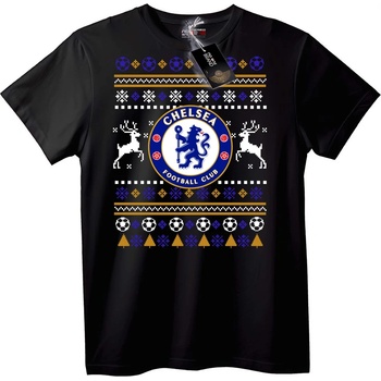NOONEBRAND Коледна тениска на Chelsea FC - L, Black