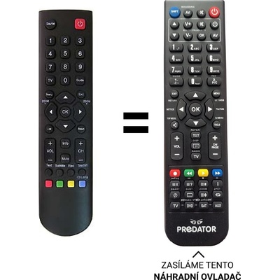 Dálkový ovladač Predátor Thomson 42FS4246C