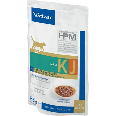 Virbac Veterinary Cat Early Kidney & Joint KJ1 12 x 85 g