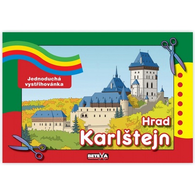 Hrad Karlštejn Jednoduchá vystřihovánka