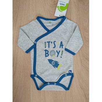 Rach Боди с дълъг ръкав тип " прегърни ме" It`s a boy! , 50, 56, 62, 68