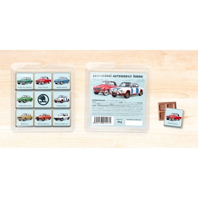 Choco Pola Čokoládové puzzle Auto Škoda 45 g