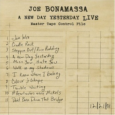 BONAMASSA, JOE - A NEW DAY YESTERDAY LIV (1CD)