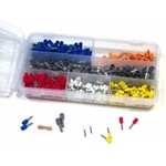 ELS Elektrotechnika Insulated cable sleeve set 0.5/0, 75/1, 0/1, 5/2, 5/4.0 in organizer /600pcs. /
