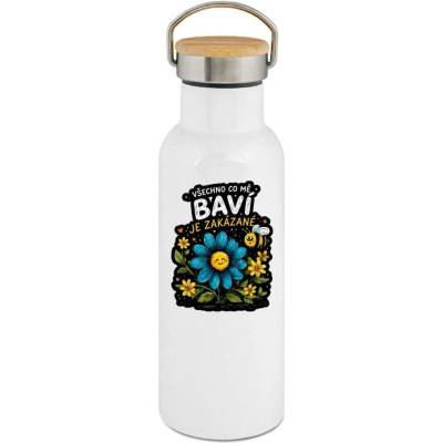123TRIKO termoska Všechno co mě baví je zakázané 500 ml vtipné