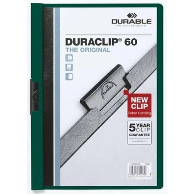 Durable Obal s klipom DURACLIP Original 60 tmavozelený