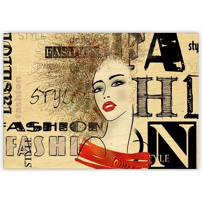 Obraz dřevěný: Fashion, 485x340