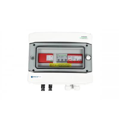EM-90_DCAC Разпределителна кутия DCAC, IP65, SPD DC Dehn 1000V тип 1+2, 1 x PV верига, 1 x MPPT, SPD AC Dehn тип 1+2, 16A 3-F (EM-90_DCAC)