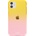 Holdit Гръб Holdit Seethru Case за iPhone 11/XR - Bright Pink/Orange Juice