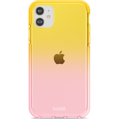Holdit Гръб Holdit Seethru Case за iPhone 11/XR - Bright Pink/Orange Juice