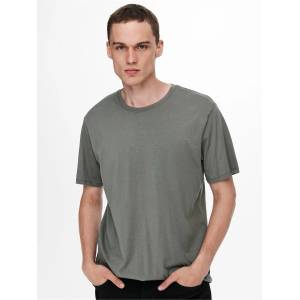 Only and Sons Тениска Only and Sons Men's Oversized T-Shirt - Castor Gray