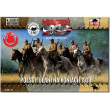 Polish Uhlans on horses 1939 First to Fight PL1939-071 1:72