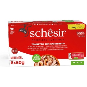 Schesir Multipack тонзон с скариди 6 x 50 г