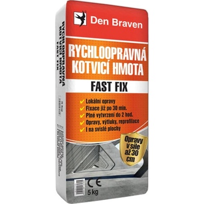 Den Braven Rychloopravná kotvicí hmota FAST FIX 5 kg pytel 57700Q