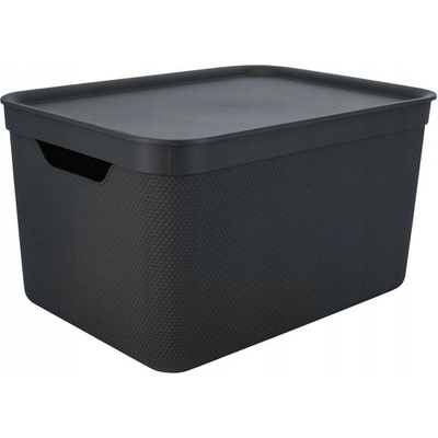 Rotho box s víkem 16 l antracit