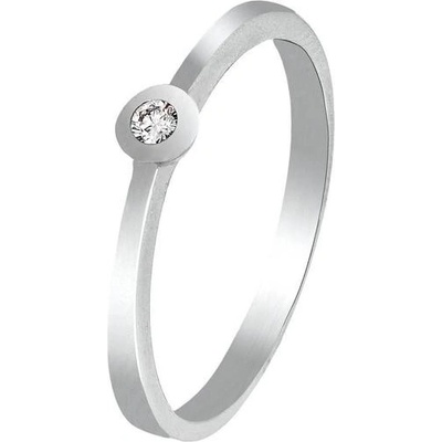 Zlaton Prsten bílé zlato s diamantem 000112203238
