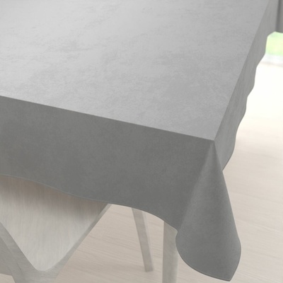 Biante Veľký zamatový obdĺžnikový obrus Velvet Premium SVP-027 Svetlo sivý 220x260 cm