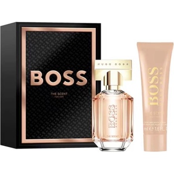 HUGO BOSS The Scent for Her Подаръчен комплект, Парфюмна вода 30ml + Мляко за тяло 50ml, Жени