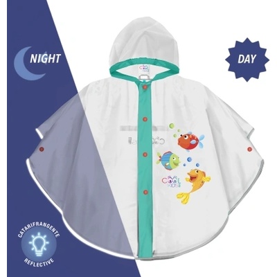 Пончо за дъжд Perletti CoolKids Рибки 15594