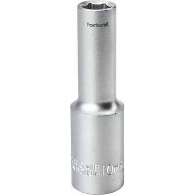 Kľúč nástrčný predĺžený, 10mm, 1/2”, FORTUM