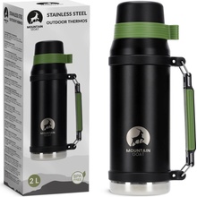 Mountain Goat Termoska 2 l čierna zelená