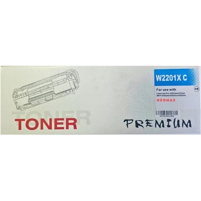 Compatible Тонер касета за HP LaserJet Pro 4202/MFP 4302 - Cyan - W2201XC - HT-W2201XC - Neomax - Неоригинална, заб. : 5500 брой копия (HT-W2201XC)