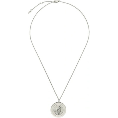 Fossil Колие Fossil Harlow Locket JF04737040 Silver (Harlow Locket JF04737040)