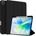 4smarts Folio Basic Case - полиуретанов калъф с поставка и отделение за Apple Pencil за iPad Pro 11 (2024) (черен)