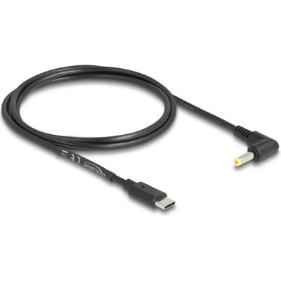 Delock 85665 USB-C ® zástrčka, DC zástrčka 4,0 mm 1,5m černý