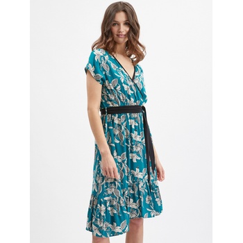 orsay Петроленосиня дамска рокля на цветя ORSAY Orsay | Sin | ЖЕНИ | XS