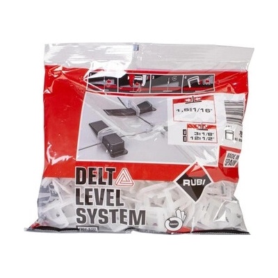Spony 1,5 mm leveling system Delta Rubi 100 ks R2840