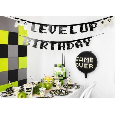 Party Deco FB226Fóliový balón game over 45cm