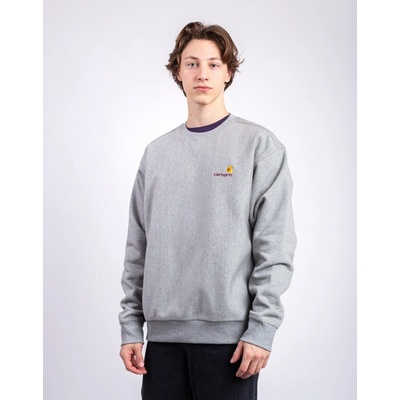 Carhartt WIP American Script Sweat Grey Heather
