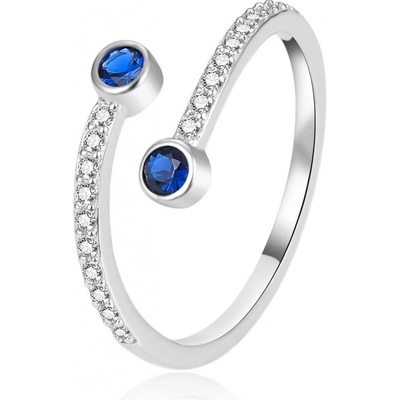 Agato stříbrný prsten se zirkony AGT R61BL