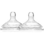 Tommee Tippee Natural Start Anti-Colic Teat биберон за шише Thick Feed 6m+ 2 бр