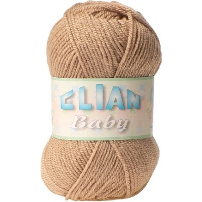 Pletací příze Elian Baby 6792 - hnědá
