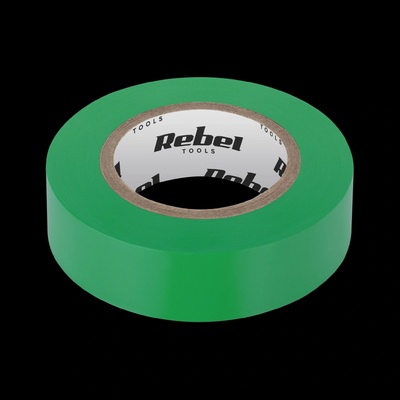 Rebel Izolačná páska 19 mm x 10 yd zelená L-NAR0427