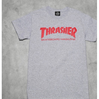 Thrasher Skate Mag T-shirt grey red