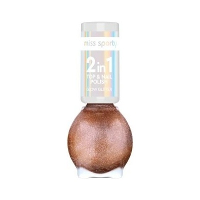 Miss Sporty Glow Glitter 80 glitrový lak na nechty 7ml