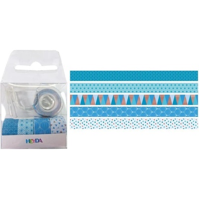 Heyda mini samolep azur 1,2 cm x 3 m 5 ks – Zbozi.Blesk.cz