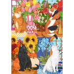 Bluebird Puzzle - Puzzle Four Seasons of Cats - 1 000 piese