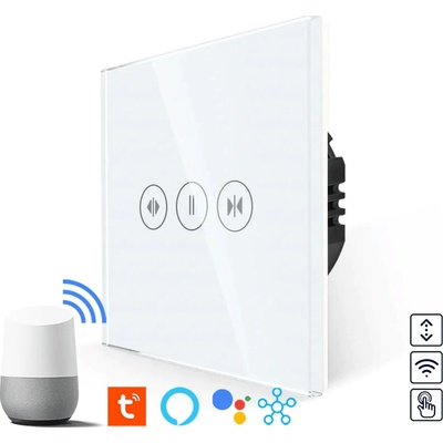 Revolo Touch WiFi žalúziový ovládač - Biely