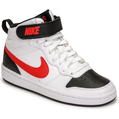 Nike Court Borough Mid 2 white/university red/black – Zboží Dáma