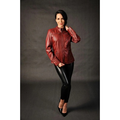 Max Original Leather kožená bunda 1176 Blood red