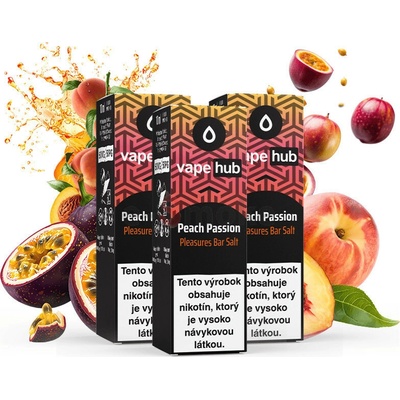 VapeHub Salt Peach Passion 3 x 10 ml 20 mg
