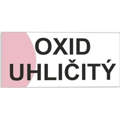 Traiva s.r.o Oxid uhličitý Verze: Samolepka 190 x 90 mm tl. 0.1 mm - Kód: 02406