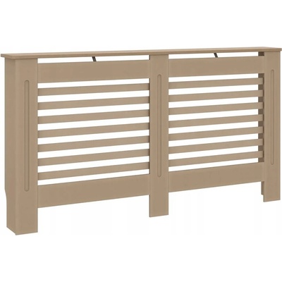 Kryt na radiátor MDF deska 152 x 81 cm hnědý