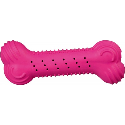 Trixie Chrastící kost přírodní guma 18 cm