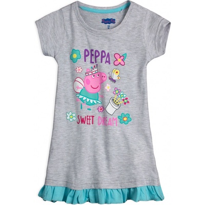 Dívčí noční košile Peppa Pig šedá – Zboží Dáma