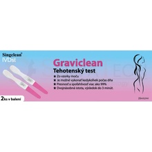 Graviclean těhotenský test Midstream 2 ks